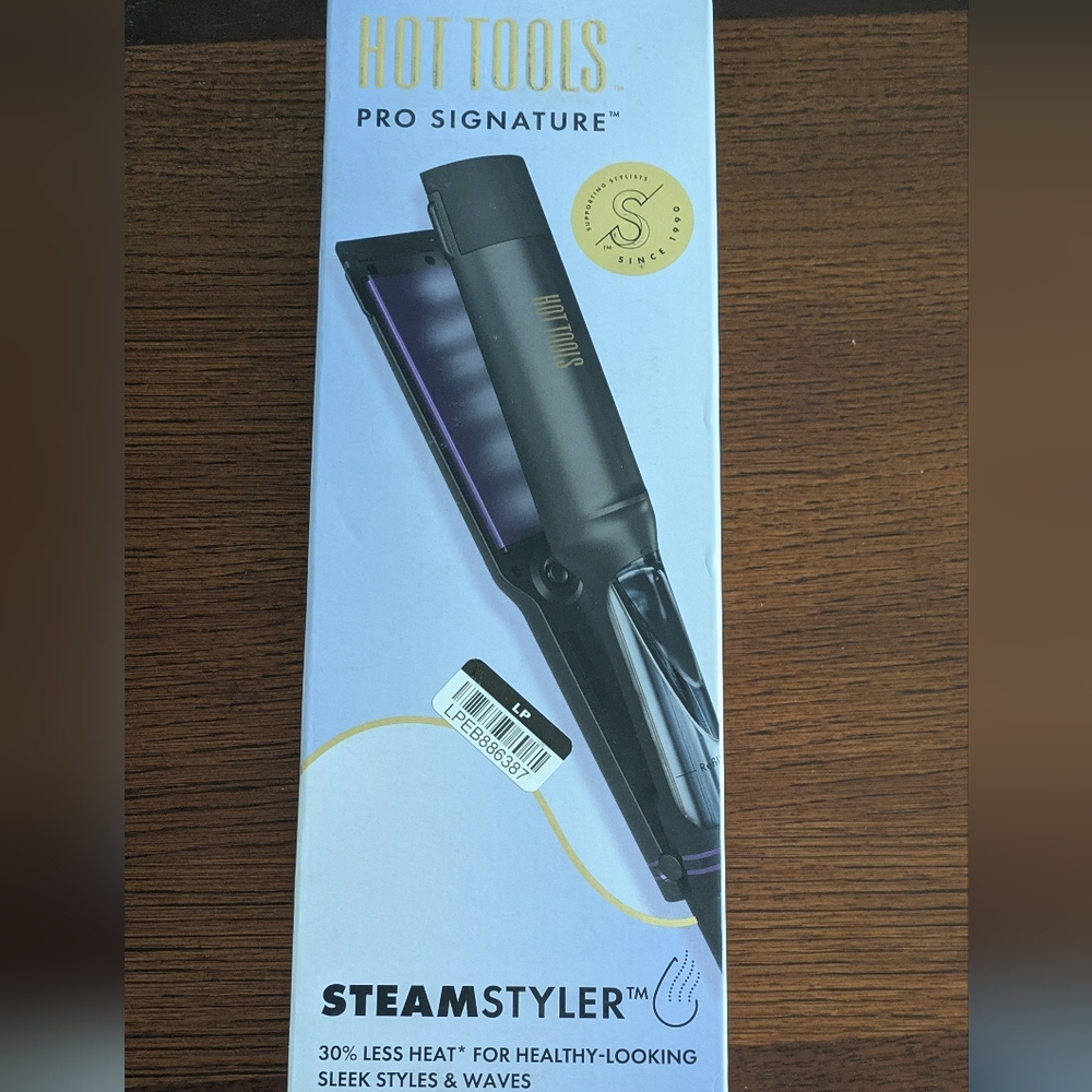 Hot Tools Pro Signature Steam Styler - Black and Purple